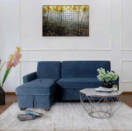 Sofa có tính năng kéo ra dễ dàng, biến thành giường ngủ tiện lợi
