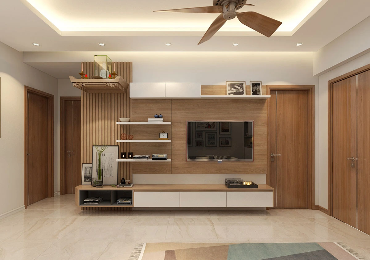 Bố trí bàn thờ trong nhà phố