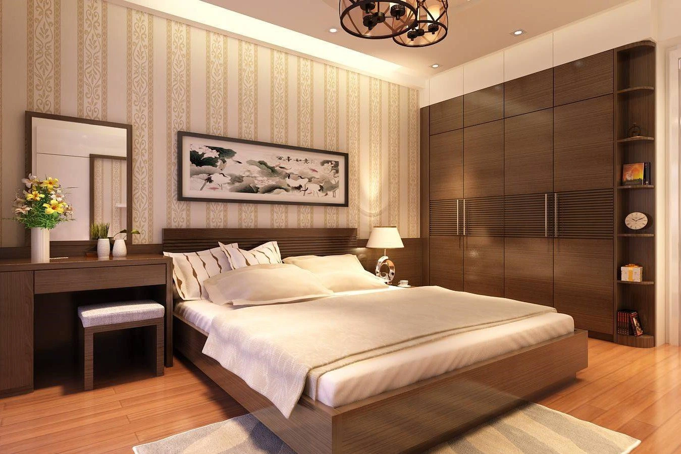 Những nguyên tắc vàng khi bố trí gương bàn trang điểm trong phòng ngủ Những nguyên tắc vàng khi bố trí gương bàn trang điểm trong phòng ngủ