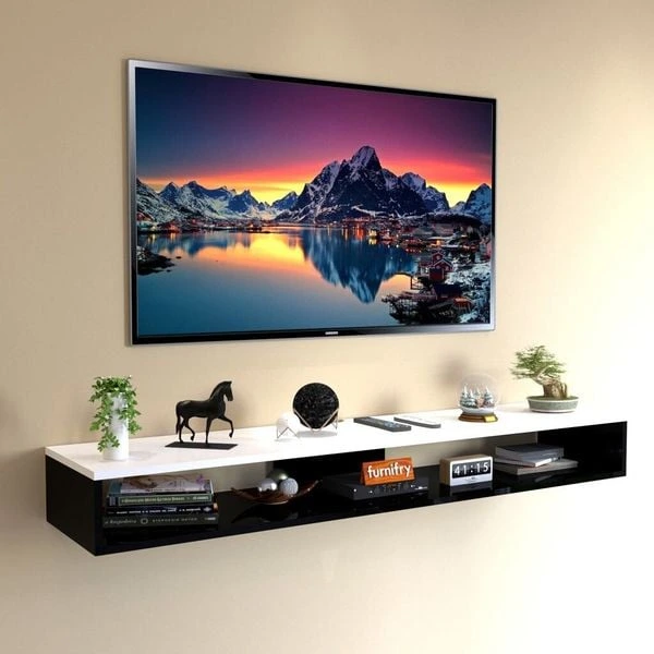 Kệ tivi nhựa treo tường tiết kiệm diện tích Kệ tivi nhựa treo tường tiết kiệm diện tích