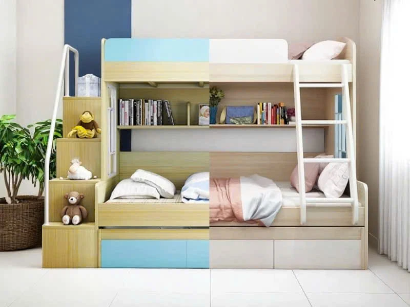 Giường tầng gỗ -Giải pháp cho không gian nhỏ