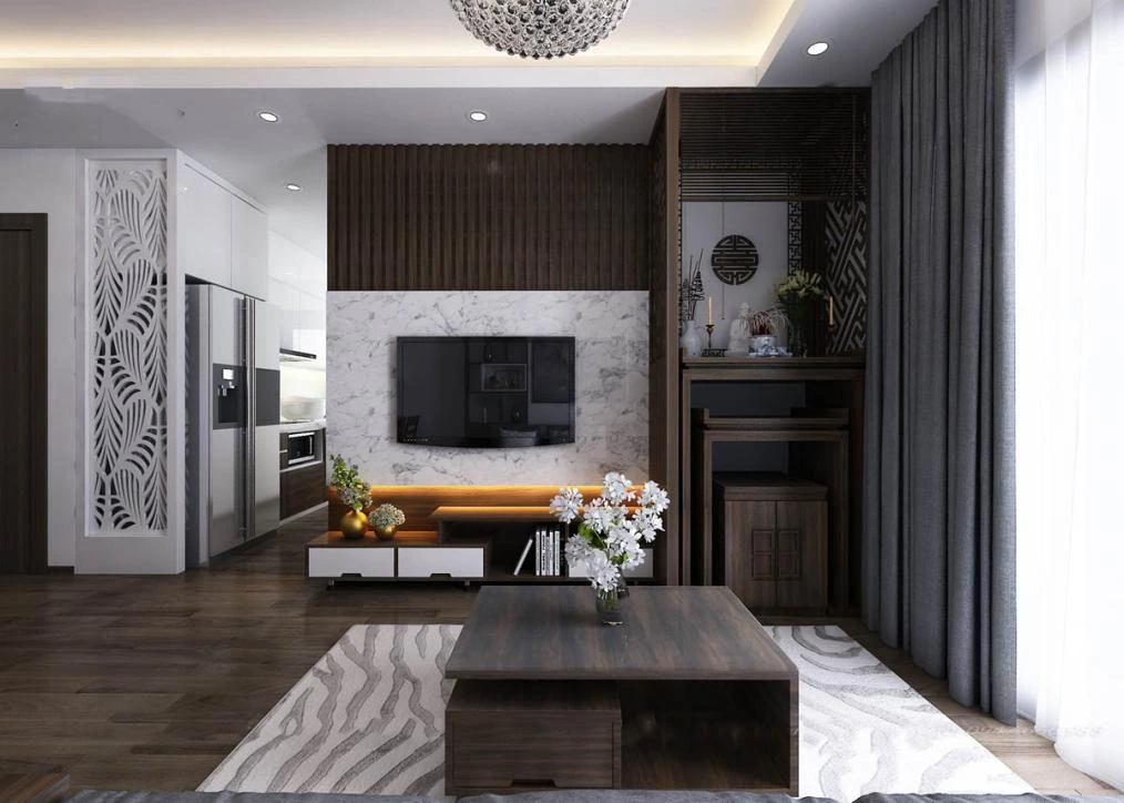 Bố trí bàn thờ trong căn hộ chung cư