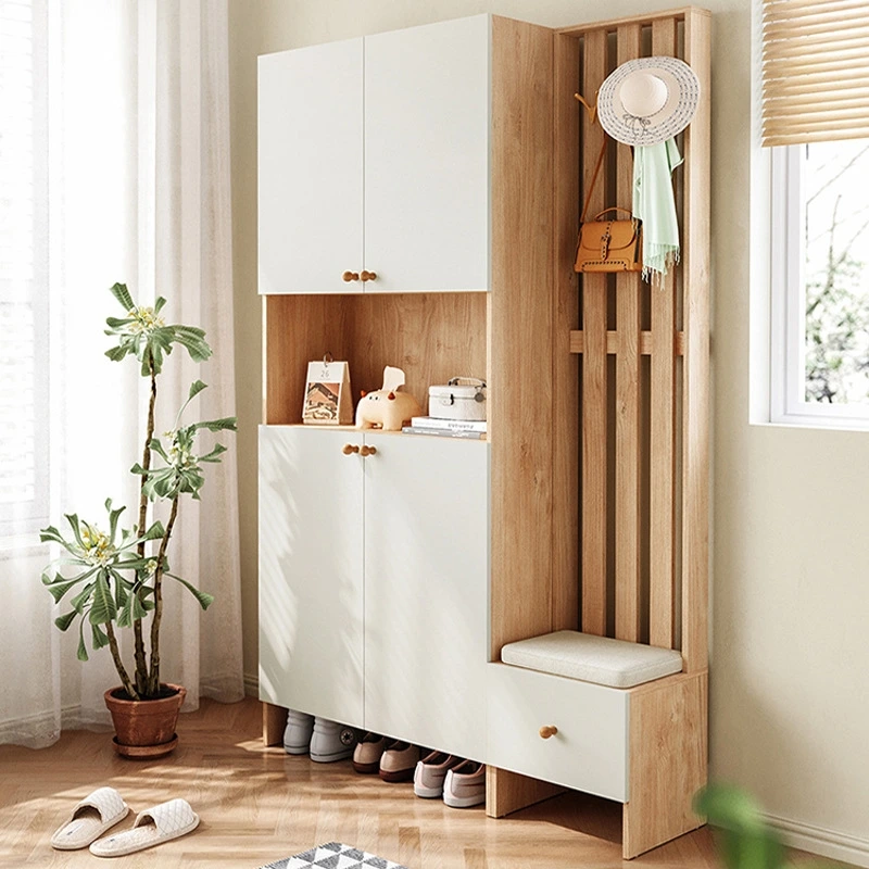 Tủ giày kết hợp ghế ngồi – tiện lợi và sang trọng
