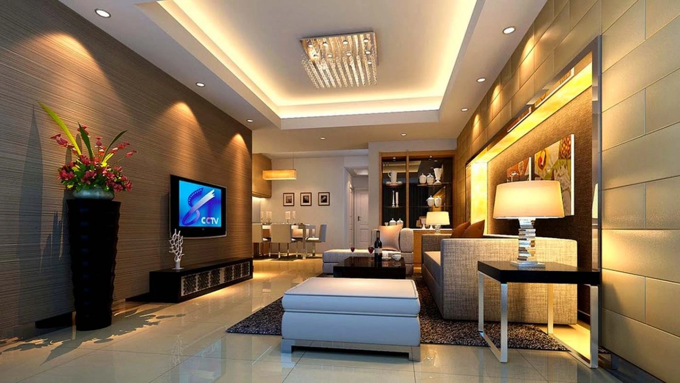 Sử dụng đèn LED hắt sáng hoặc đèn trang trí âm tường Sử dụng đèn LED hắt sáng hoặc đèn trang trí âm tường