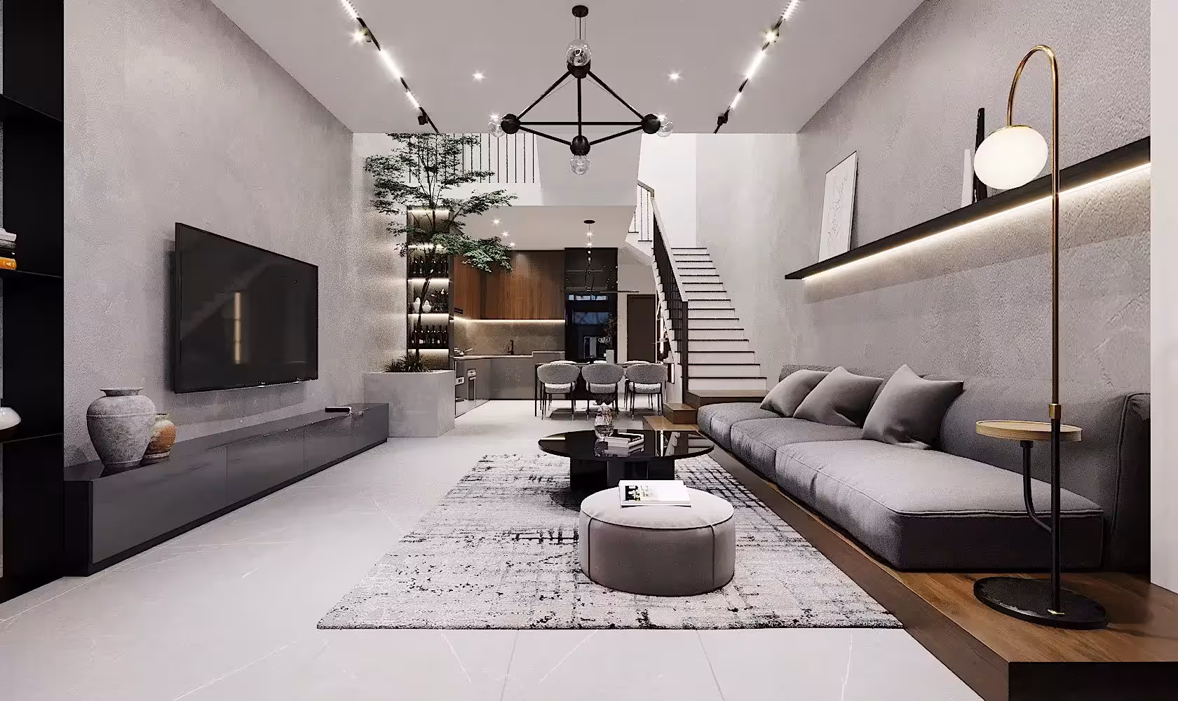 Phong cách thiết kế nội thất, sang trọng