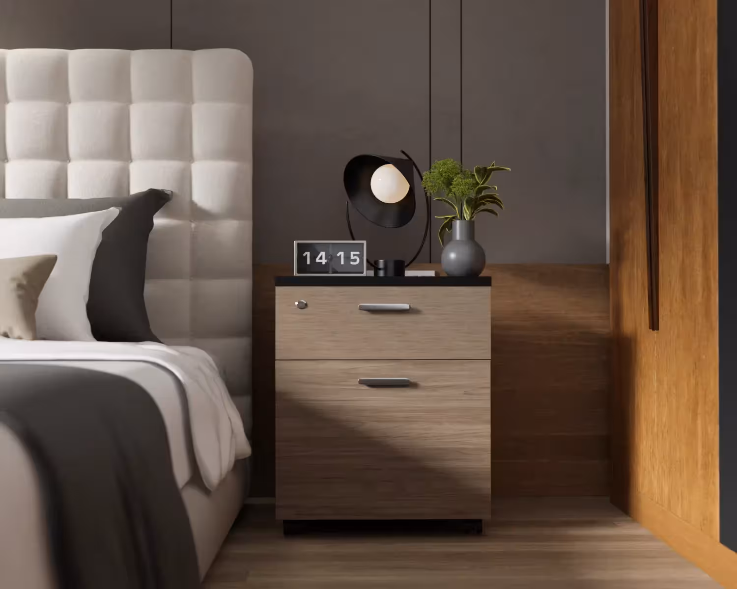 Kích Thước Tab Đầu Giường Chuẩn – Cách Chọn Phù Hợp Với Mọi Không Gian 3 Tap đầu giường - kích thước tap đầu giường phù hợp cho phòng ngủ của bạn