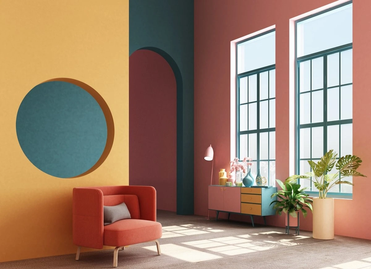 Decor phòng với phong cách phối màu nội thất đẹp, sang trọng