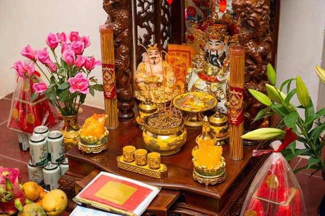 Cách đặt tỳ hưu trên bàn thờ ông địa chuẩn theo phong thủy