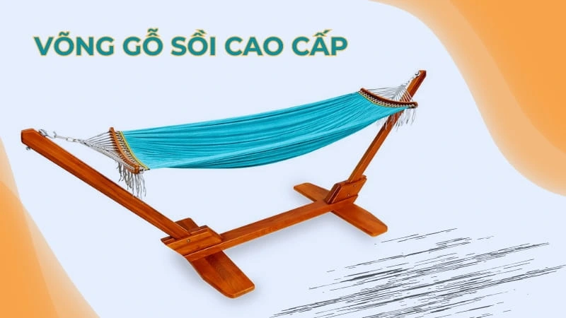 Võng gỗ sồi cao cấp Võng gỗ sồi cao cấp
