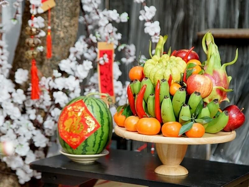 Bàn thờ ngày Tết miền Bắc