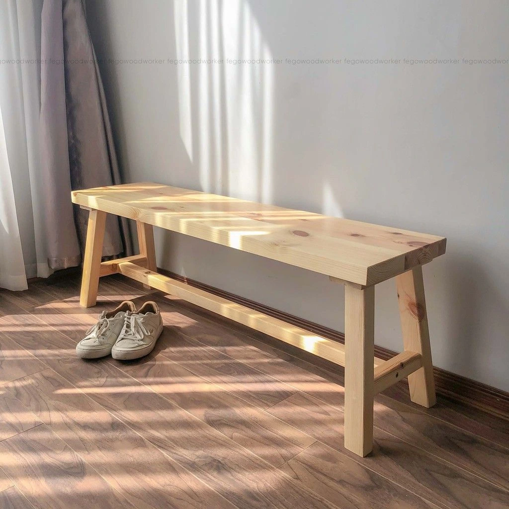 Ghế băng dài gỗ đẹp - lựa chọn hoàn hảo cho gia đình