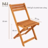 Bộ Bàn Ghế Gỗ Tràm Ban Công Made4Home