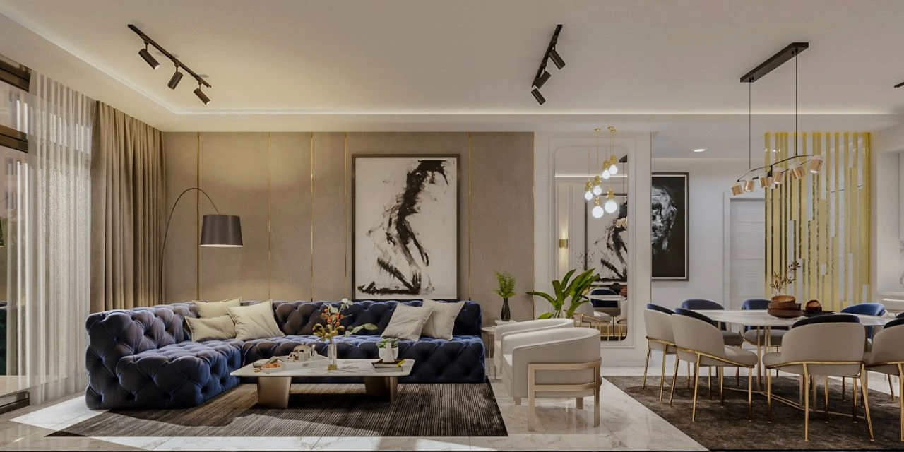 Phong cách nội thất Hiện Đại Sang Trọng (Modern Luxury)