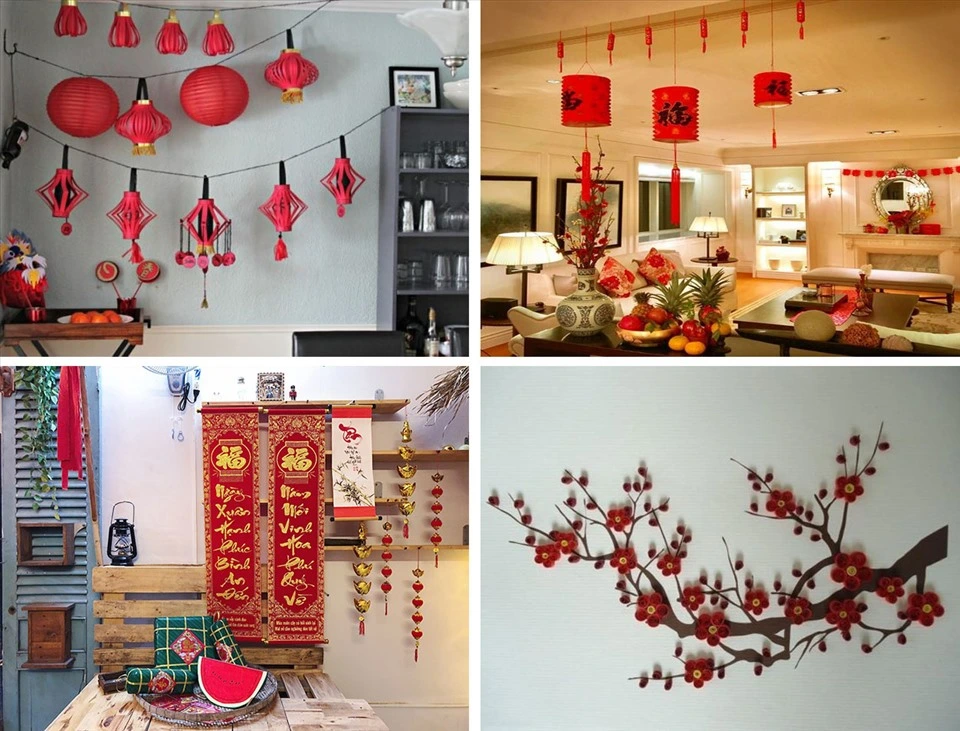 Trang trí Tết trong nhà là truyền thống lâu đời của người Việt