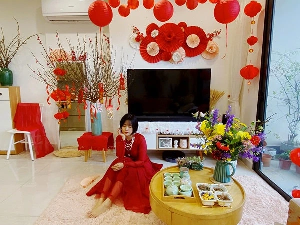 Trang trí Tết trong nhà là truyền thống lâu đời của người Việt