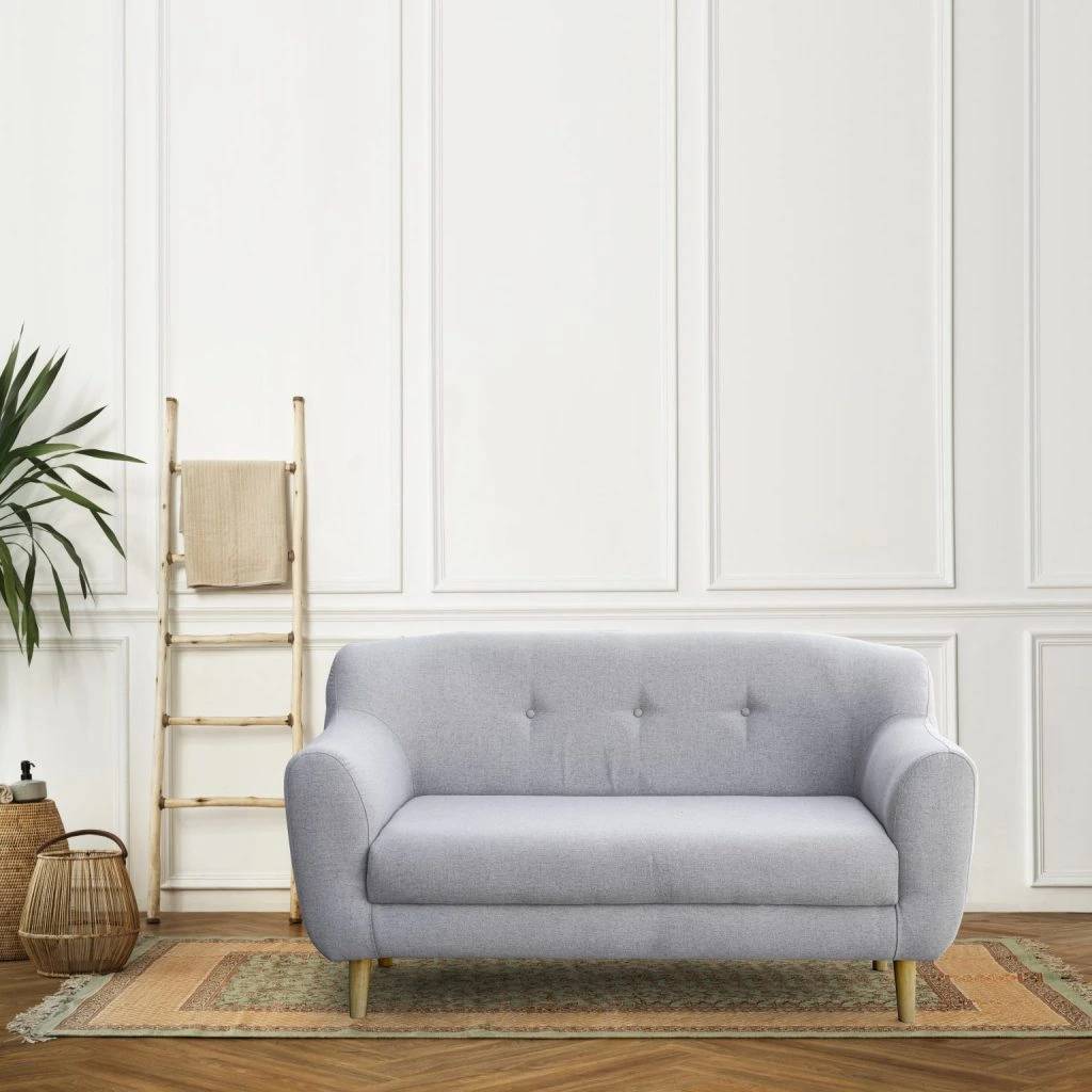 Ghế Sofa đơn Agnes – 1m4 – Xám Nhạt