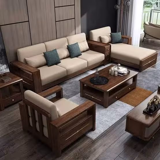 Bộ Bàn Ghế Gỗ Phòng Khách Cao Cấp: Xu Hướng Được Ưa Chuộng Hiện Nay 9 Bộ Bàn Ghế Gỗ Phòng Khách Cao Cấp: Xu Hướng Được Ưa Chuộng Hiện Nay