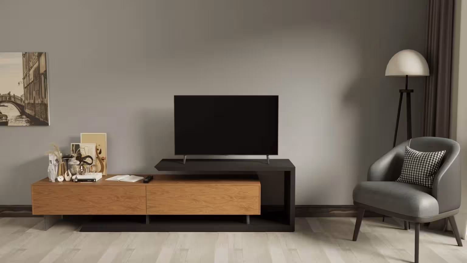 Top Mẫu Tủ Tivi Gỗ Tự Nhiên Được Ưa Chuộng Nhất 2026