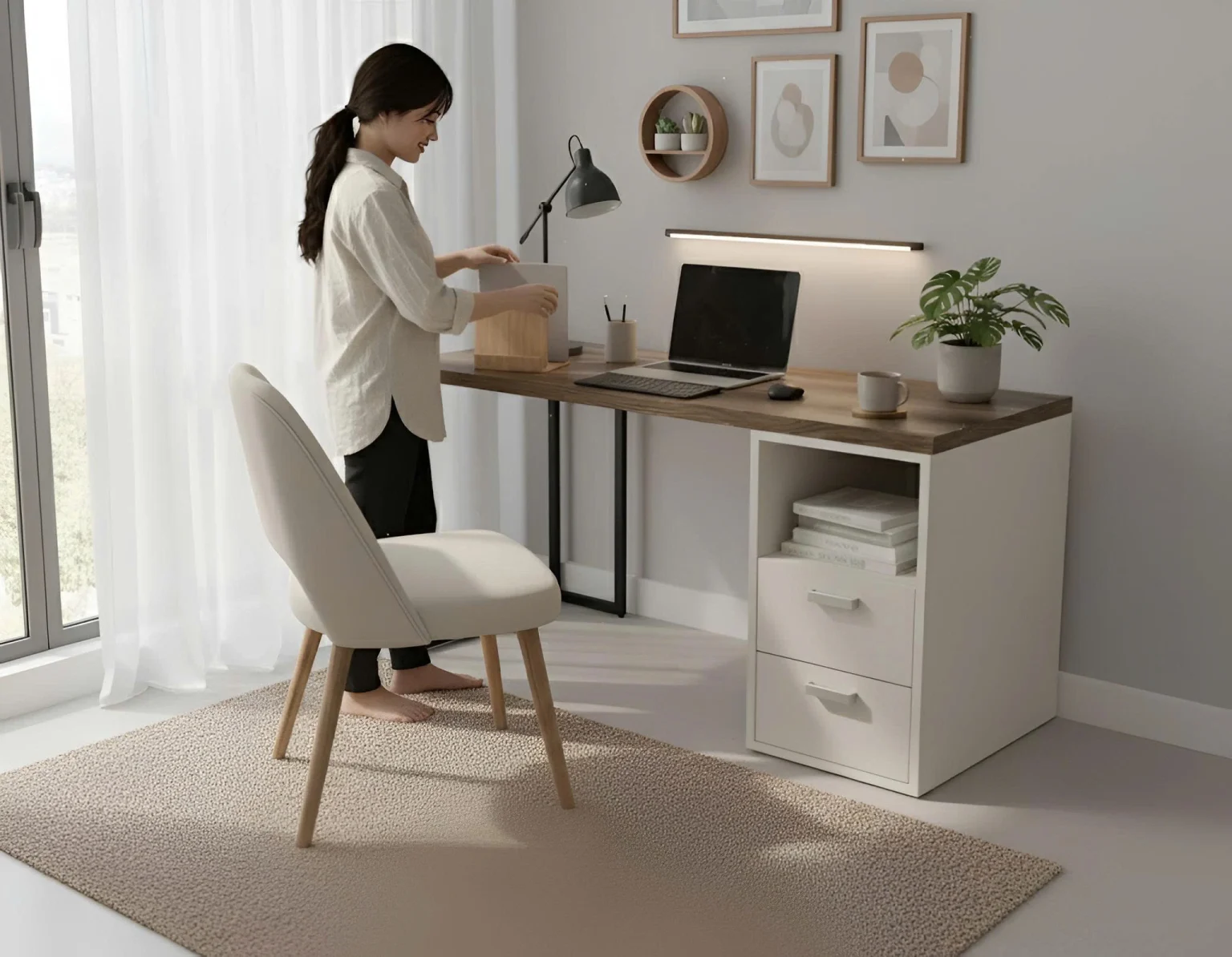 Bàn Làm Việc Gỗ Đơn Giản Đẹp, Bền, Phù Hợp Mọi Nhà Bàn Làm Việc Gỗ Đơn Giản Đẹp, Bền, Phù Hợp Mọi Nhà