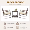 Bộ Ghế Bập Bênh Thư Giãn Ngoài Trời Made4Home – Patio Bistro Set