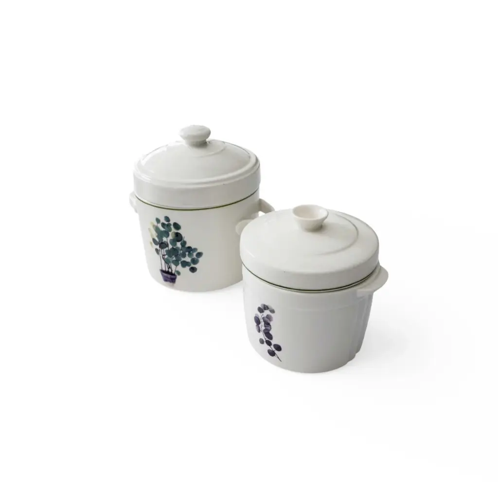Thố Chưng Gốm Sứ Cao Cấp Made4Home 2 Lớp Nắp Giữ Nhiệt, Thiết Kế Sang Trọng Cho Gian Bếp Việt