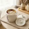 Thố Chưng Gốm Sứ Cao Cấp Made4Home 2 Lớp Nắp Giữ Nhiệt, Thiết Kế Sang Trọng Cho Gian Bếp Việt