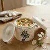 Thố Chưng Gốm Sứ Cao Cấp Made4Home 2 Lớp Nắp Giữ Nhiệt, Thiết Kế Sang Trọng Cho Gian Bếp Việt