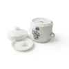 Thố Chưng Gốm Sứ Cao Cấp Made4Home 2 Lớp Nắp Giữ Nhiệt, Thiết Kế Sang Trọng Cho Gian Bếp Việt