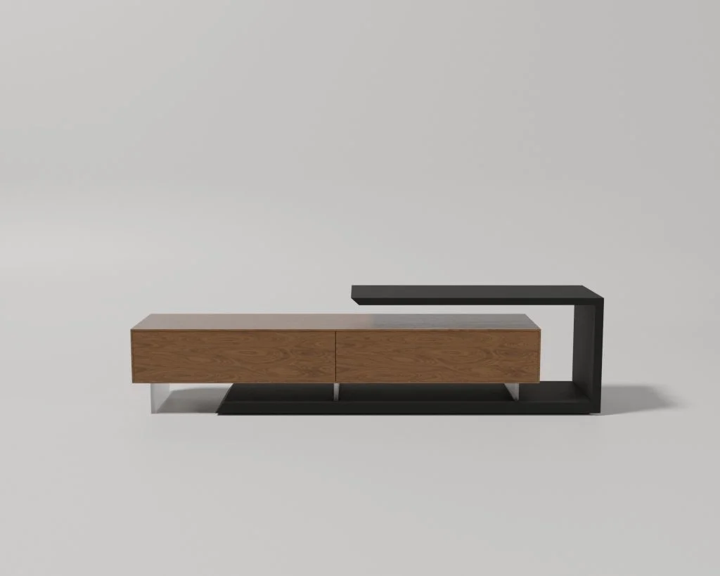 Cách Phối Kệ Tivi Có Chân Hài Hòa Với Sofa Và Bàn Trà