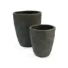 Milan Urn Poly Planter (Set Of 2) – Green Brown