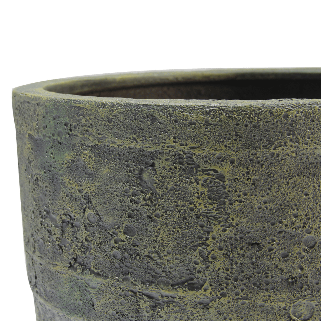 Milan Urn Poly Planter (Set Of 2) – Green Brown