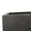 Rhine Square Poly Planter (Set Of 2) – Black