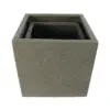 Rhine Square Poly Planter (Set Of 2) – Grey