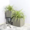 Rhine Square Poly Planter (Set Of 2) – Grey