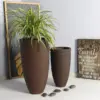 Shine Urn Poly Planter (Set Of 2) – Red Brown