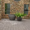 Terre Poly Planter (Set Of 2) – Grey