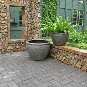 Terre Poly Planter (Set Of 2) – Grey