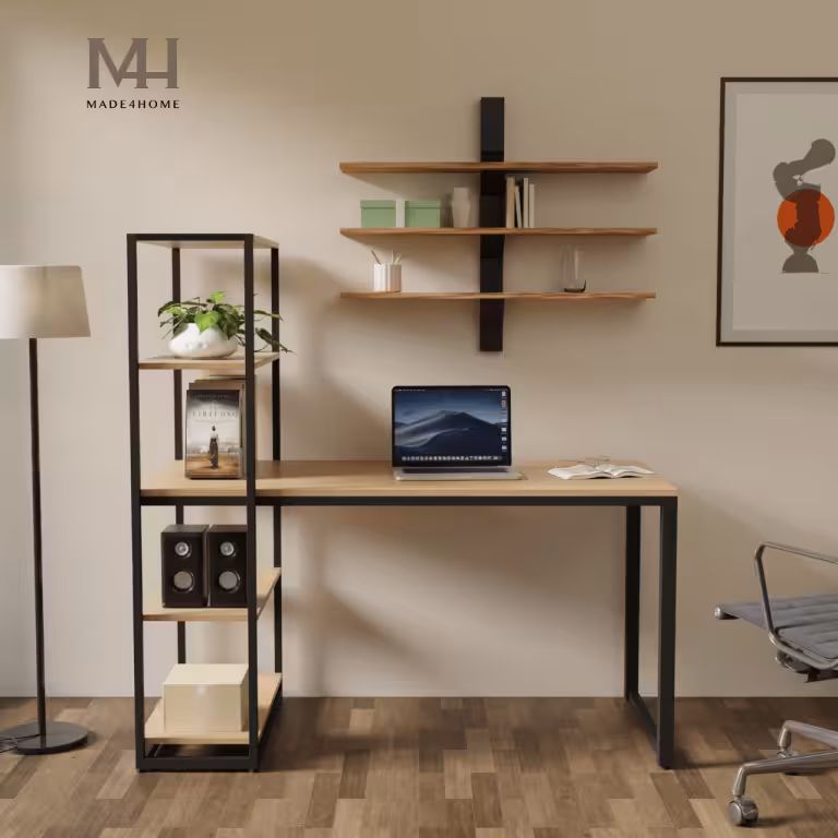 Bàn Làm Việc Bằng Gỗ Thông Minh Tối Ưu Diện Tích Và Công Dụng